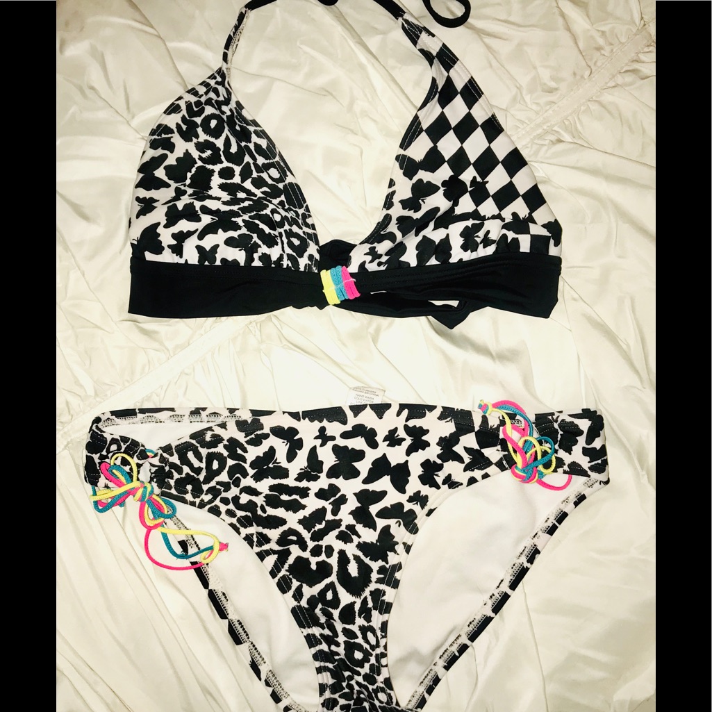 Black And White Bikini